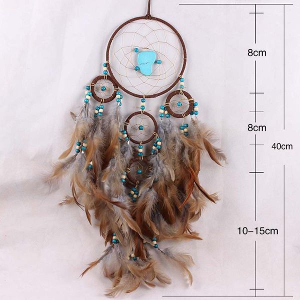 decorative objects & figurines 1 x handmade big brown hanging dreamcatcher wind chimes style feather pendant dream catcher gift home
decorative objects & figurines 1 x handmade big brown hanging dreamcatcher wind chimes style feather pendant dream catcher gift home