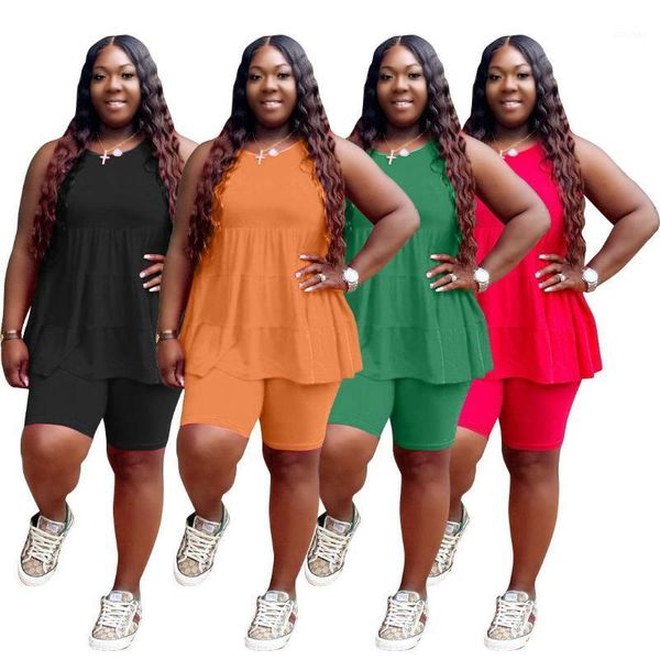 plus size tracksuits two piece set women 5xl wholesale sweet shorts sets solid vest crop leggings casual matching 2021 drop, Black
plus size tracksuits two piece set women 5xl wholesale sweet shorts sets solid vest crop leggings casual matching 2021 drop, Black