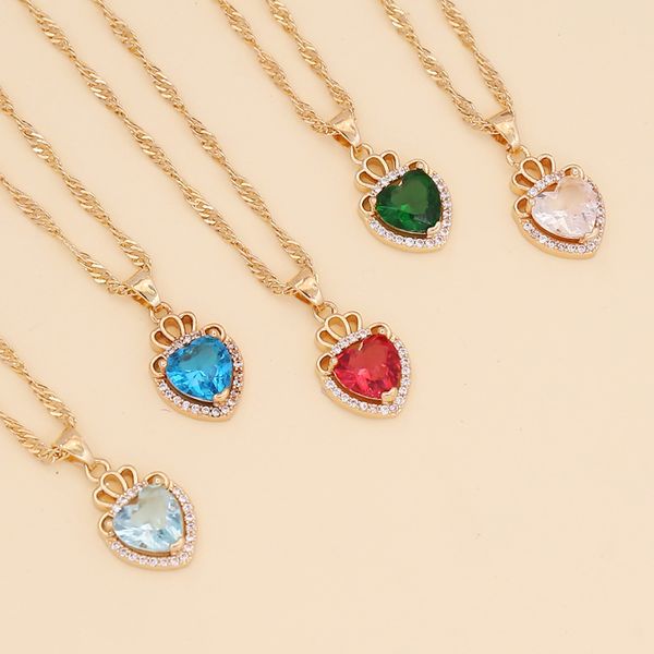factory wholesale new multi color full diamond love necklace women's personality fashion collarbone chain ins necklace n824 party gift
factory wholesale new multi color full diamond love necklace women's personality fashion collarbone chain ins necklace n824 party gift