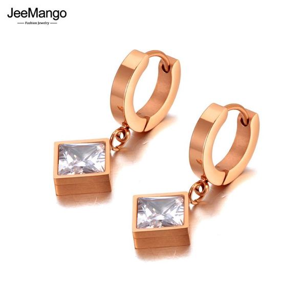 hoop & huggie jeemango bling style 316l stainless steel square cz crystal earrings trendy rhinestone jewelry for women je20217, Golden;silver
hoop & huggie jeemango bling style 316l stainless steel square cz crystal earrings trendy rhinestone jewelry for women je20217, Golden;silver
