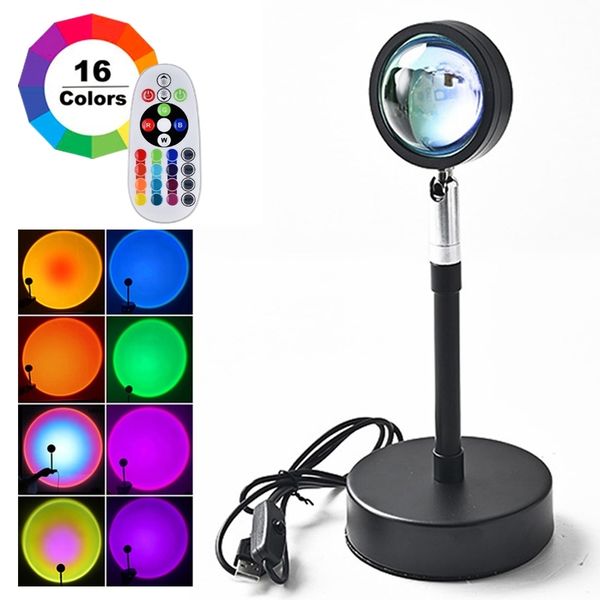 new remote control rgb sunset projection lamp rainbow atmosphere led light for home bedroom shop background wall decoration
new remote control rgb sunset projection lamp rainbow atmosphere led light for home bedroom shop background wall decoration