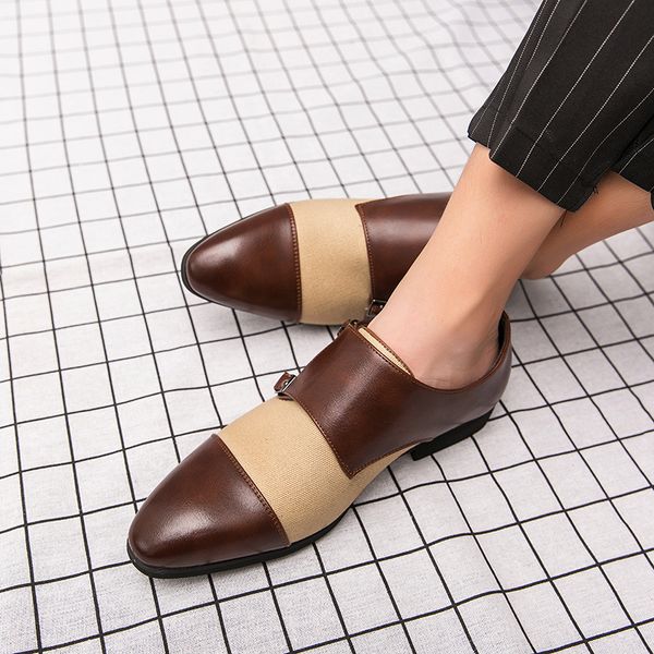 pointed toe men dress shoes fashion buckle business casual shoes british style big size 48 party wedding footwear zapatos, Black
pointed toe men dress shoes fashion buckle business casual shoes british style big size 48 party wedding footwear zapatos, Black