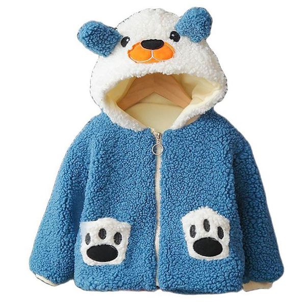 down coat autumn winter children jacket brushed thicken 2021 casual cute lamb boys girls zipper hooded warm kids outerwear, Blue;gray
down coat autumn winter children jacket brushed thicken 2021 casual cute lamb boys girls zipper hooded warm kids outerwear, Blue;gray