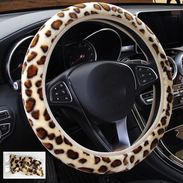 steering wheel covers leopard cover print plush elastic section car braid auto diy accessories anti-slip soft
steering wheel covers leopard cover print plush elastic section car braid auto diy accessories anti-slip soft