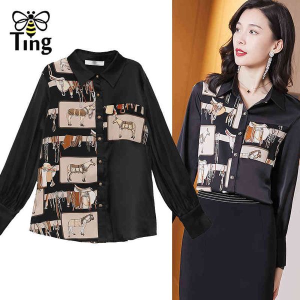 summer spring animal print women blouse button up lapel collar female shirt blusa blusas coreanas mujer long sleeve 210513, White
summer spring animal print women blouse button up lapel collar female shirt blusa blusas coreanas mujer long sleeve 210513, White