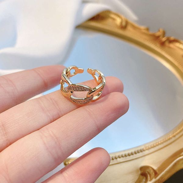 japan and south korea simple luxury temperament fashion personality ring, versatile women's style, micro inlaid mouth adjustable food r, Black
japan and south korea simple luxury temperament fashion personality ring, versatile women's style, micro inlaid mouth adjustable food r, Black
