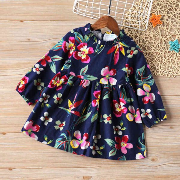 kids dress autumn girls flower print fashion brand princess children clothes 3-7y 210515, Red;yellow
kids dress autumn girls flower print fashion brand princess children clothes 3-7y 210515, Red;yellow