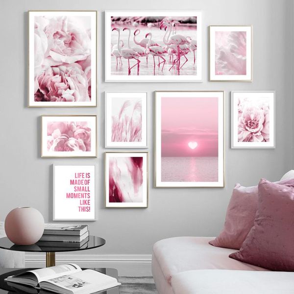 paintings nordic posters and prints heart-shaped sun pink peony flamingo reed wall art canvas painting pictures for living room decor
paintings nordic posters and prints heart-shaped sun pink peony flamingo reed wall art canvas painting pictures for living room decor