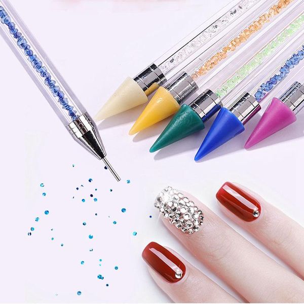 nail brushes 50pcs double-end pen art diamond-encrusted self-adhesive crayon dot flower multi-purpose durable decoration tool, Yellow
nail brushes 50pcs double-end pen art diamond-encrusted self-adhesive crayon dot flower multi-purpose durable decoration tool, Yellow