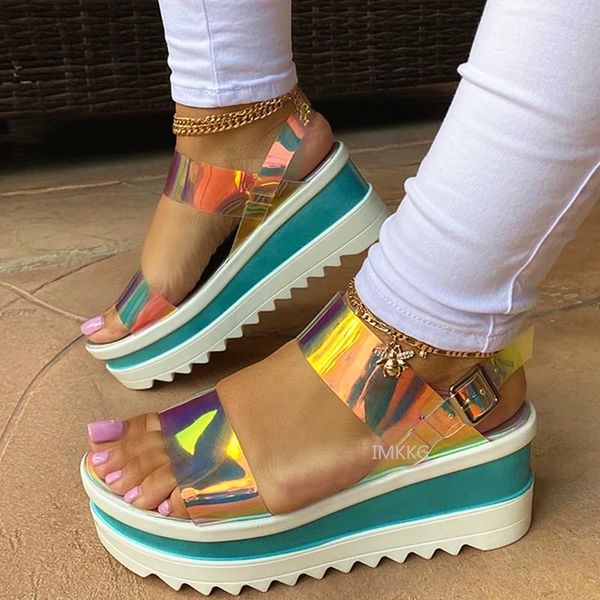 dress shoes women wedge sandals ankle strap tranparent tape 2021 summer woman gladiator ladies blue platform sandalias mujer, Black
dress shoes women wedge sandals ankle strap tranparent tape 2021 summer woman gladiator ladies blue platform sandalias mujer, Black