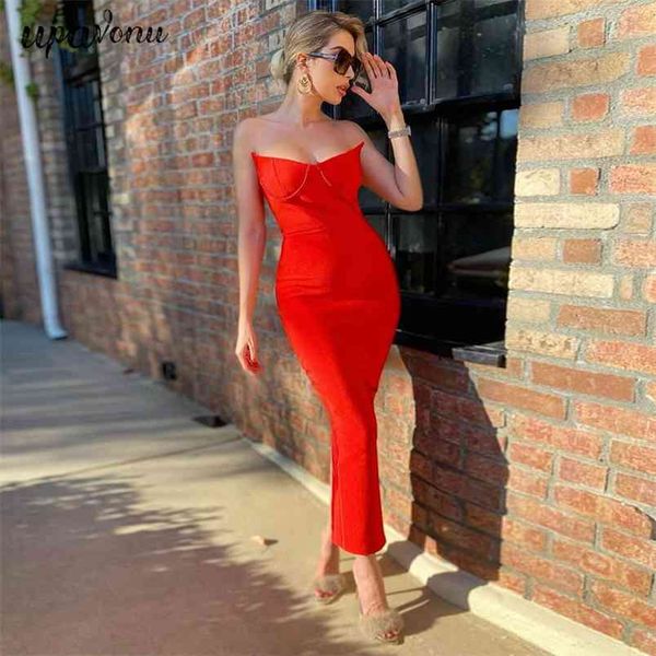 wrapped bandage dress women sleeveless bodycon halter midi celebrity club night party vestidos 210524, Black;gray
wrapped bandage dress women sleeveless bodycon halter midi celebrity club night party vestidos 210524, Black;gray