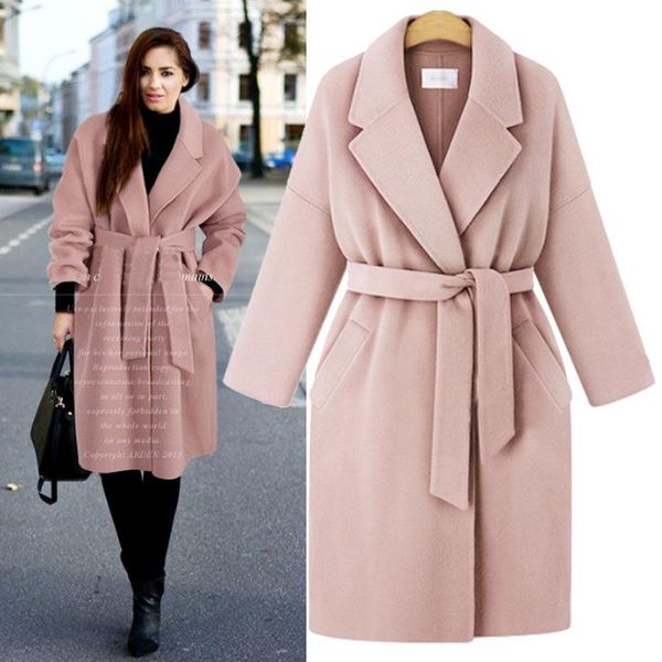 women's wool & blends casual solid coats for women open stitch wide-waisted coat long fashion warm and winter jackets womens, Black
women's wool & blends casual solid coats for women open stitch wide-waisted coat long fashion warm and winter jackets womens, Black