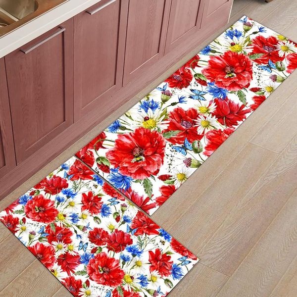 red poppy daisy flower kitchen rug home entrance doormat bedroom floor decor carpet bathroom anti-slip carpets
red poppy daisy flower kitchen rug home entrance doormat bedroom floor decor carpet bathroom anti-slip carpets