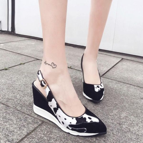 brand horsehair wedge shoes women pumps pointed toe platform high heels slingback summer for dress, Black
brand horsehair wedge shoes women pumps pointed toe platform high heels slingback summer for dress, Black