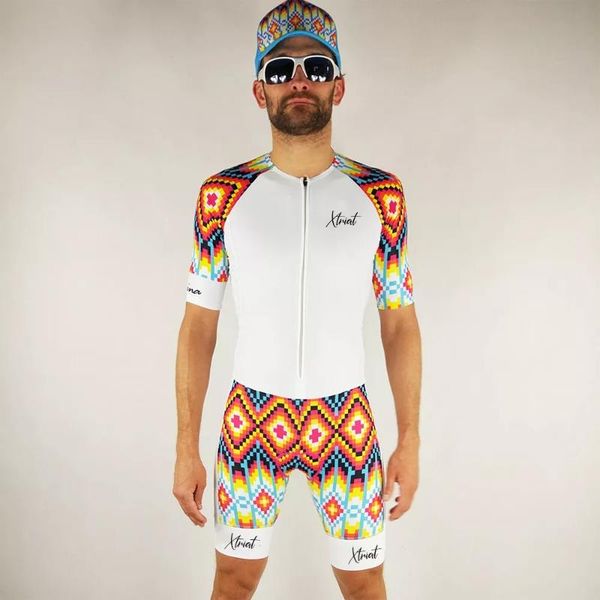racing sets xtriat 2021 mens triathlon skinsuit cycling short sleeve swimwear kit custom bike jersey clothes jumpsuit ropa ciclismo suit, Black;blue
racing sets xtriat 2021 mens triathlon skinsuit cycling short sleeve swimwear kit custom bike jersey clothes jumpsuit ropa ciclismo suit, Black;blue