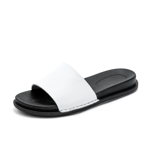 slippers women's sandals real cow leather flats shoes women slip-on summer female slides leisure beach flip flops 2021, Black
slippers women's sandals real cow leather flats shoes women slip-on summer female slides leisure beach flip flops 2021, Black