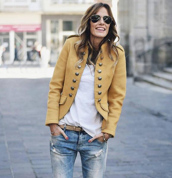 women's jackets woman coat autumn winter blazer 2021 female long sleeve double-breasted solid slim jacket fashion na'me, Black;brown
women's jackets woman coat autumn winter blazer 2021 female long sleeve double-breasted solid slim jacket fashion na'me, Black;brown