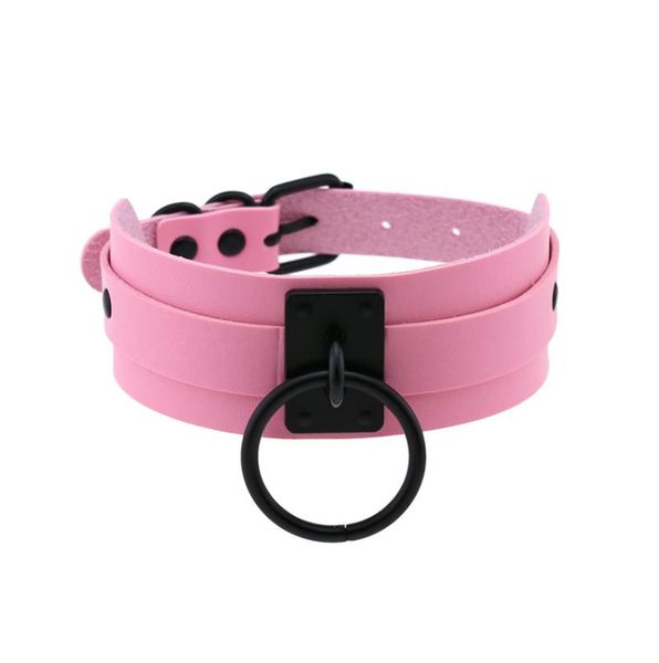 chokers pink gothic leather choker goth collar for girls women punk harajuku necklace party club jewelry, Golden;silver
chokers pink gothic leather choker goth collar for girls women punk harajuku necklace party club jewelry, Golden;silver