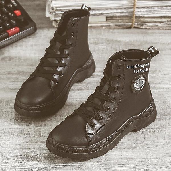 boots 2021 autumn winter leather ankle black and white color fashion velvet women's lace up warmth leisure w20-85
boots 2021 autumn winter leather ankle black and white color fashion velvet women's lace up warmth leisure w20-85