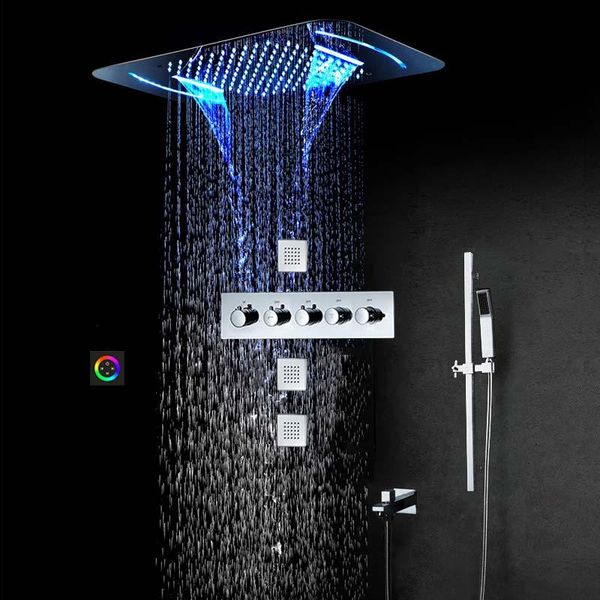 38°c thermostatic brass shower faucets set rain showerheads chrome led head bathroom systems with massage sprayer sets
38°c thermostatic brass shower faucets set rain showerheads chrome led head bathroom systems with massage sprayer sets