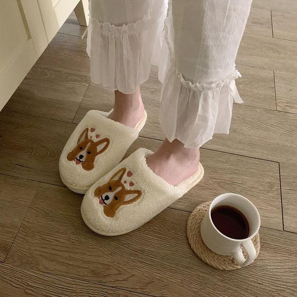 slippers winter cute fashion dog cartoon womens home indoor women fur slides slipper warm house shoes zapatos de mujer casual, Black
slippers winter cute fashion dog cartoon womens home indoor women fur slides slipper warm house shoes zapatos de mujer casual, Black