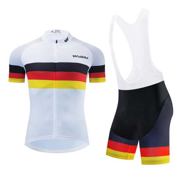 racing sets wulibike german flag cycling clothing men's short sleeve bib set high elastic sponge pad pro bicycle bike shorts suit, Black;blue
racing sets wulibike german flag cycling clothing men's short sleeve bib set high elastic sponge pad pro bicycle bike shorts suit, Black;blue