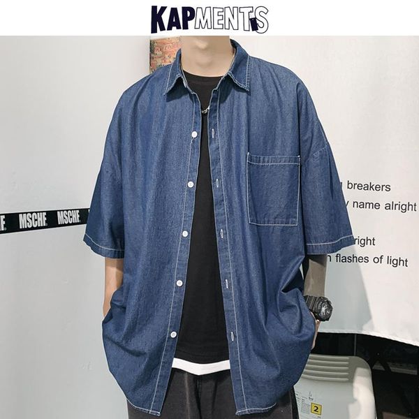 men korean fashions oversized jeans shirts 2021 spring mens streetwear harajuku denim shirt male short sleeve 5xl men's casual, White;black
men korean fashions oversized jeans shirts 2021 spring mens streetwear harajuku denim shirt male short sleeve 5xl men's casual, White;black