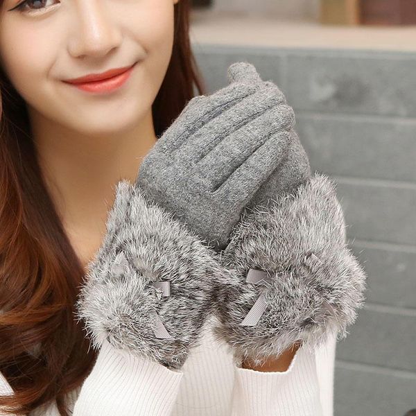 fingerless gloves women winter cashmere with bow tie fur touch screen outdoor sport wool mittens, Blue;gray
fingerless gloves women winter cashmere with bow tie fur touch screen outdoor sport wool mittens, Blue;gray