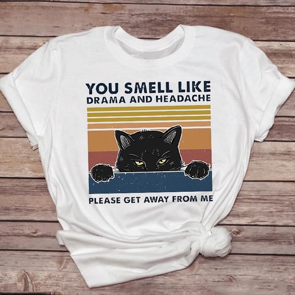 striped cartoon kawaii cat womens t shirt funny letters fashion clothing female 90s lady print graphic tee, White
striped cartoon kawaii cat womens t shirt funny letters fashion clothing female 90s lady print graphic tee, White