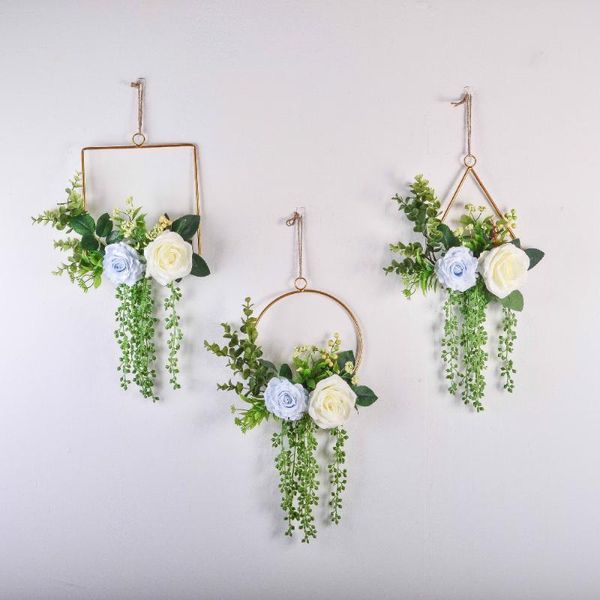 cilected geometric wrought iron tassel wreath simulation green leaf fake flower hand-woven garland wall hanging wedding decor decorative flo
cilected geometric wrought iron tassel wreath simulation green leaf fake flower hand-woven garland wall hanging wedding decor decorative flo