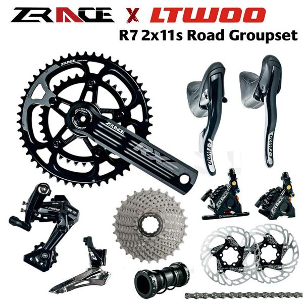 bike derailleurs ltwoo r7 + zrace crank hydraulic disc brake cassette chain 2x10 speed, 20s road groupset, for bicycle 4700, r3000
bike derailleurs ltwoo r7 + zrace crank hydraulic disc brake cassette chain 2x10 speed, 20s road groupset, for bicycle 4700, r3000