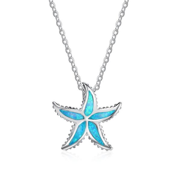 pendant necklaces s925 sterling s-ilver sea blue starfish necklace seaside holiday travel wedding gift souvenir, Silver
pendant necklaces s925 sterling s-ilver sea blue starfish necklace seaside holiday travel wedding gift souvenir, Silver