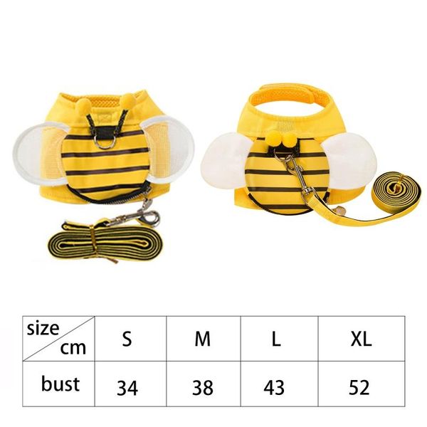 cat and dog leash harness kit cute little bee shape anti-stroke vest type comfortable traction products suitable collars & leashes
cat and dog leash harness kit cute little bee shape anti-stroke vest type comfortable traction products suitable collars & leashes