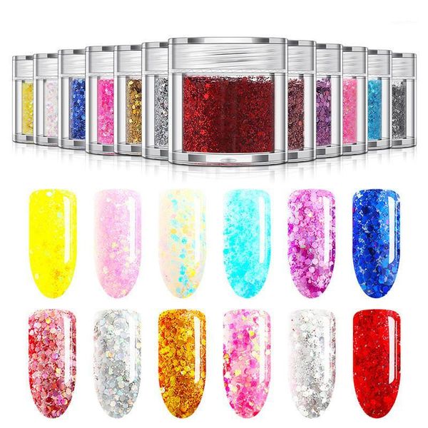 10g nail art design mixed glitter powder for nails makeup eye hexagon shape shining decorations manicure decor tool1, Silver;gold
10g nail art design mixed glitter powder for nails makeup eye hexagon shape shining decorations manicure decor tool1, Silver;gold