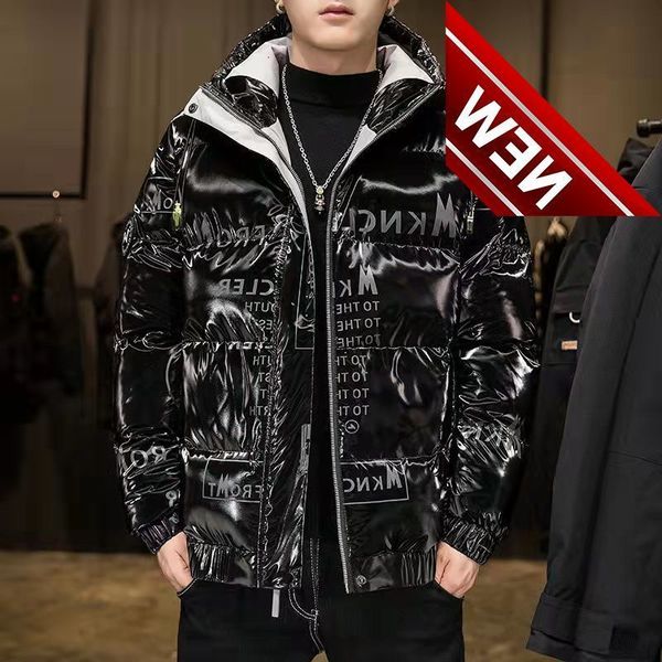 real down jacket men's winter thickened latest short youth korean version trend super thick warm white duck coat, Black
real down jacket men's winter thickened latest short youth korean version trend super thick warm white duck coat, Black