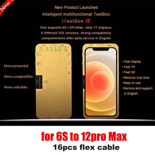 all in 1 lcd screen tester programmer for 6s- 11promax true tone 3d touch light sensor repair cell phone repairing tools
all in 1 lcd screen tester programmer for 6s- 11promax true tone 3d touch light sensor repair cell phone repairing tools