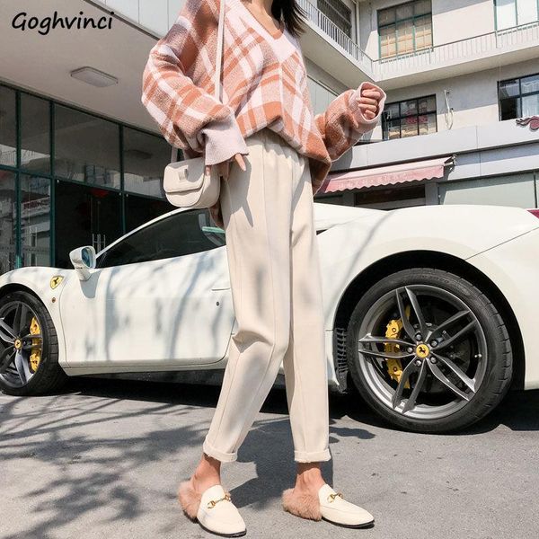 casual pants women solid harem trousers woolen loose fashion all-match thick winter harajuku kpop warm vintage women's & capris, Black;white
casual pants women solid harem trousers woolen loose fashion all-match thick winter harajuku kpop warm vintage women's & capris, Black;white