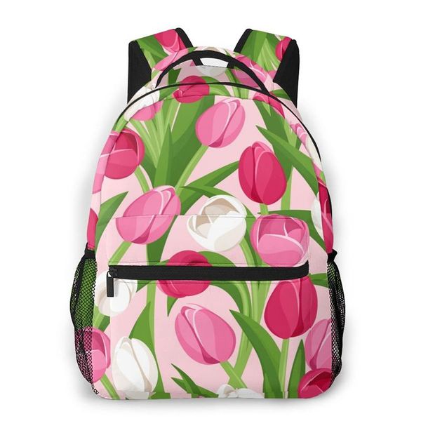 backpack whereisart tulip floral print children casual daily women canvas travel bag teenagers schoolbag mochila drop
backpack whereisart tulip floral print children casual daily women canvas travel bag teenagers schoolbag mochila drop