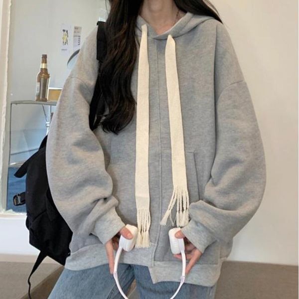 women's hoodies & sweatshirts plush and thickened hoodie autumn winter 2021 loose bf lazy style oversize niche top, Black
women's hoodies & sweatshirts plush and thickened hoodie autumn winter 2021 loose bf lazy style oversize niche top, Black
