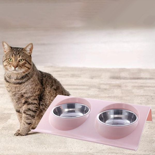 cat bowls & feeders double dog food water feeder for small to large pets feeding dishes non-spill
cat bowls & feeders double dog food water feeder for small to large pets feeding dishes non-spill