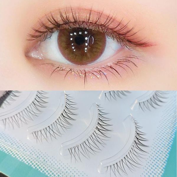 false eyelashes 5 pairs ultra light natural lashes handmade short nude eye makeup eyelash extension sharpen tail volume fluffy wispy
false eyelashes 5 pairs ultra light natural lashes handmade short nude eye makeup eyelash extension sharpen tail volume fluffy wispy