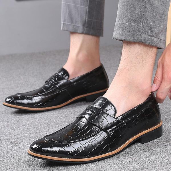 dress shoes luxury men's formal casual leather loafers party wedding men fashion autumn plaid oxford boots, Black
dress shoes luxury men's formal casual leather loafers party wedding men fashion autumn plaid oxford boots, Black