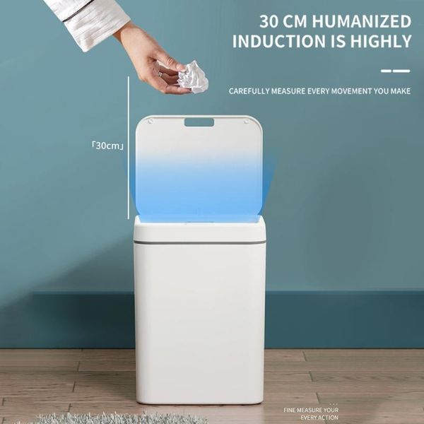 waste bins 4 gallon trash can automatic touchless intelligent induction motion sensor bin kitchen office bathroom garbage
waste bins 4 gallon trash can automatic touchless intelligent induction motion sensor bin kitchen office bathroom garbage