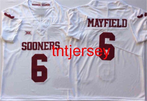 custom new mens oklahoma sooners white 6 mayfield football jersey men women youth stitch add any name number xs-5xl, Black
custom new mens oklahoma sooners white 6 mayfield football jersey men women youth stitch add any name number xs-5xl, Black