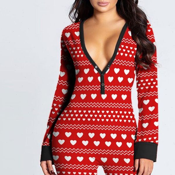 30 hart print button down women jumpsuits front bodysuit functional v neck buttoned flap nightwear playsuit, Black;white
30 hart print button down women jumpsuits front bodysuit functional v neck buttoned flap nightwear playsuit, Black;white