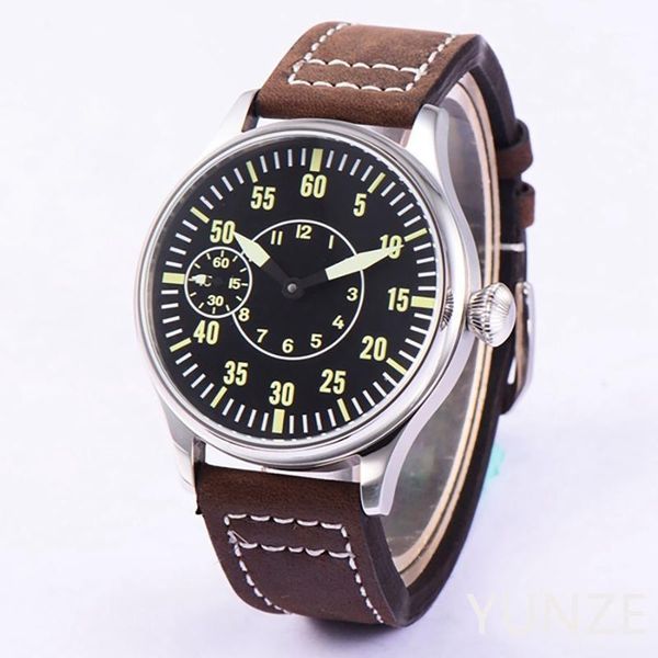 wristwatches quartz watch 40mm case vh31 heat treatment hand fine steel black face green character 6497 manual mechanical men's, Slivery;brown
wristwatches quartz watch 40mm case vh31 heat treatment hand fine steel black face green character 6497 manual mechanical men's, Slivery;brown