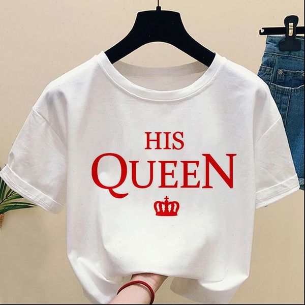 summer womens t shirts fashion letter shirt his queen printed women clothing harajuku casual female, White
summer womens t shirts fashion letter shirt his queen printed women clothing harajuku casual female, White