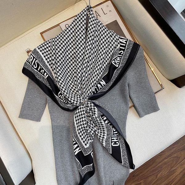 scarves 90*90cm square silk women fashion satin hijab scarf shawl wrap headband print bandana beach neckerchief, Blue;gray
scarves 90*90cm square silk women fashion satin hijab scarf shawl wrap headband print bandana beach neckerchief, Blue;gray