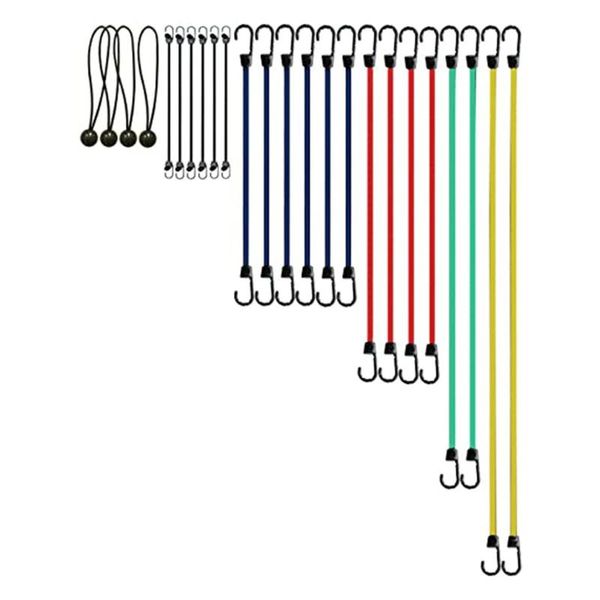 pcs outdoor hook elastic rope set durable rubber plastic coated metal resistance bands
pcs outdoor hook elastic rope set durable rubber plastic coated metal resistance bands
