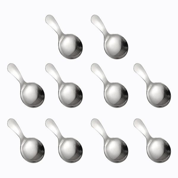 spoons 10 pcs stainless steel short handle mini salt condiments spoon dessert tea coffee spoons,silver
spoons 10 pcs stainless steel short handle mini salt condiments spoon dessert tea coffee spoons,silver